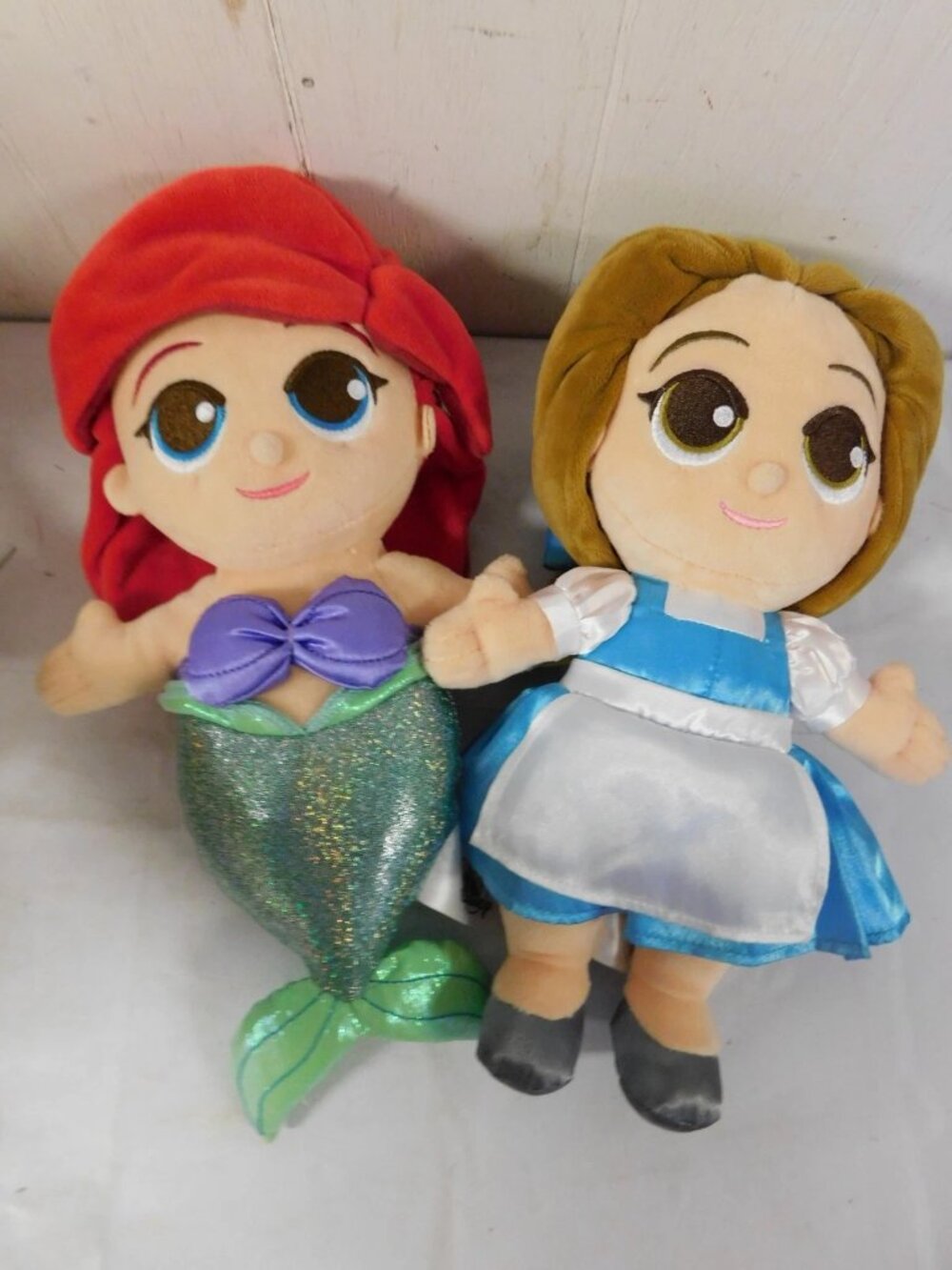 Disney Store Animators Collection Ariel Little Mermaid & Belle Beauty Beast Doll